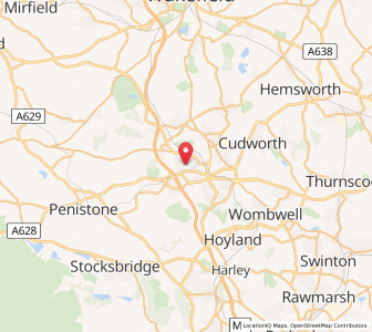 Map of Pogmoor, EnglandEngland