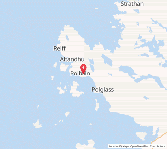 Map of Polbain, ScotlandScotland