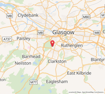 Map of Pollokshaws, ScotlandScotland