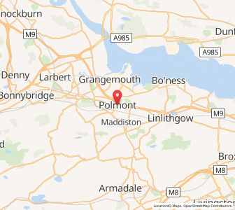 Map of Polmont, ScotlandScotland
