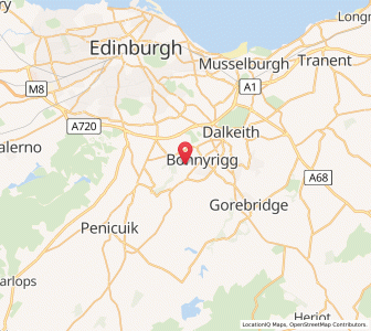 Map of Polton, ScotlandScotland
