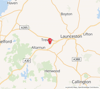 Map of Polyphant, EnglandEngland