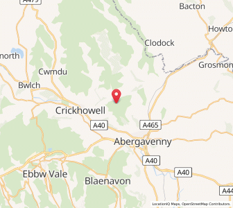 Map of Pont Newydd, WalesWales