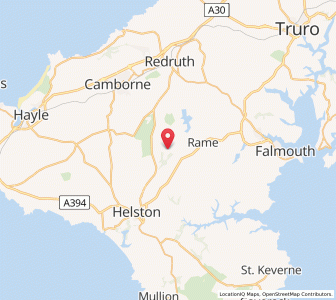 Map of Porkellis, EnglandEngland