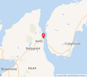 Map of Port Askaig, ScotlandScotland