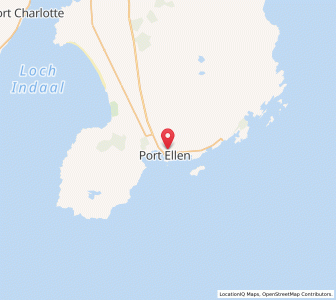 Map of Port Ellen, ScotlandScotland