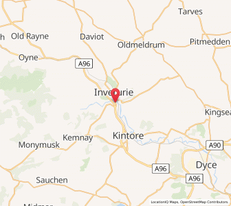 Map of Port Elphinstone, ScotlandScotland