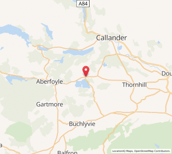 Map of Port of Menteith, ScotlandScotland