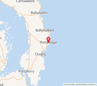 Map of Portavogie, Northern IrelandNorthern Ireland