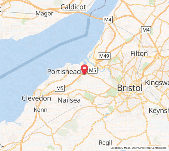 Map of Portbury, EnglandEngland