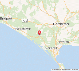 Map of Portesham, EnglandEngland