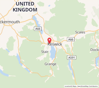 Map of Portinscale, EnglandEngland