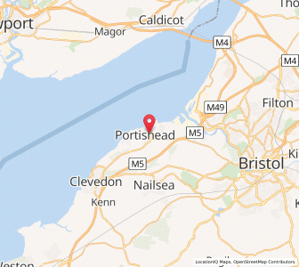 Map of Portishead, EnglandEngland