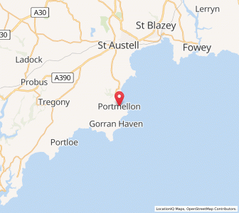 Map of Portmellon, EnglandEngland