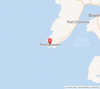 Map of Portnahaven, ScotlandScotland