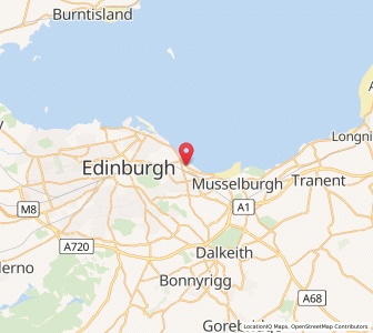 Map of Portobello, ScotlandScotland