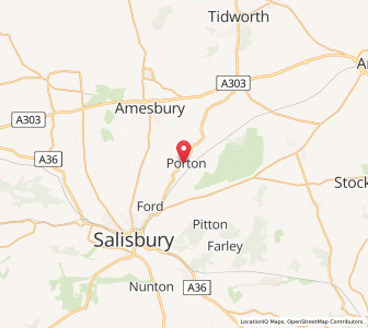 Map of Porton, EnglandEngland