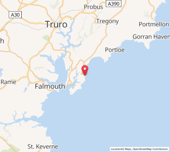 Map of Portscatho, EnglandEngland