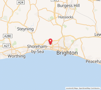 Map of Portslade, EnglandEngland