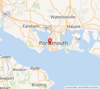Map of Portsmouth, EnglandEngland