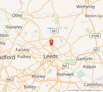 Map of Potternewton, EnglandEngland