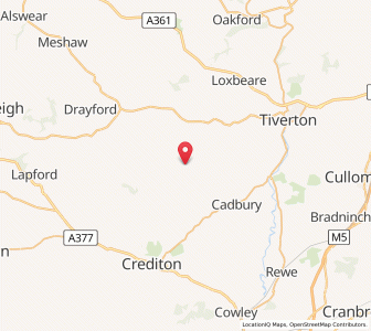 Map of Poughill, EnglandEngland