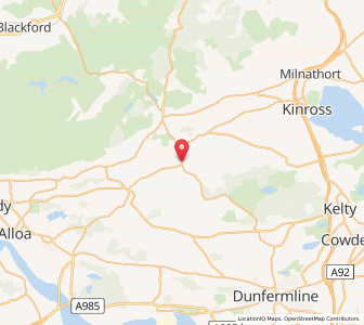 Map of Powmill, ScotlandScotland