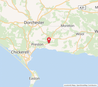 Map of Poxwell, EnglandEngland