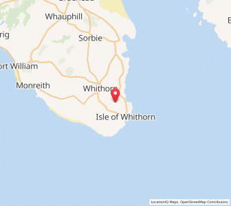 Map of Prestrie, ScotlandScotland