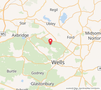 Map of Priddy, EnglandEngland