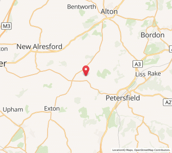 Map of Privett, EnglandEngland