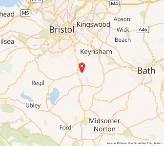 Map of Publow, EnglandEngland