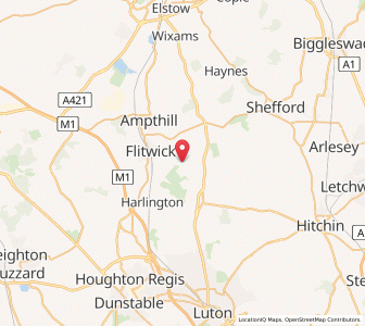 Map of Pulloxhill, EnglandEngland