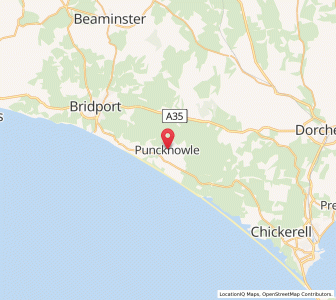Map of Puncknowle, EnglandEngland