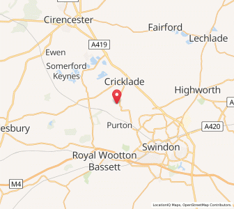 Map of Purton Stoke, EnglandEngland