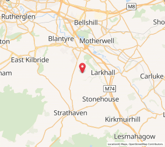 Map of Quarter, ScotlandScotland