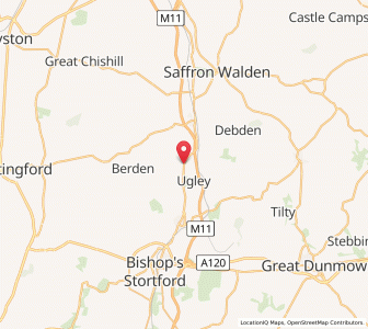 Map of Quendon, EnglandEngland