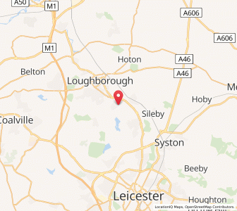 Map of Quorn, EnglandEngland