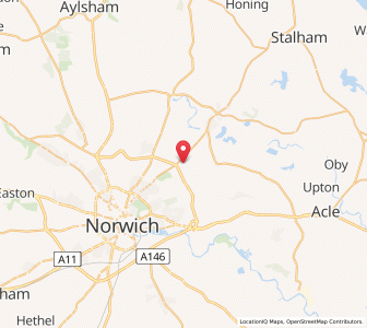 Map of Rackheath, EnglandEngland