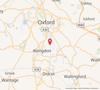 Map of Radley, EnglandEngland