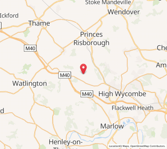 Map of Radnage, EnglandEngland