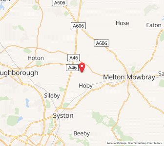 Map of Ragdale, EnglandEngland