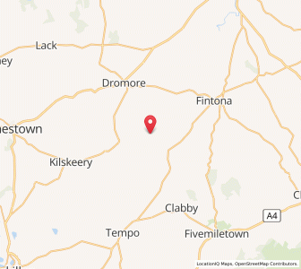 Map of Rahony, Northern IrelandNorthern Ireland