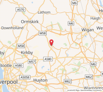 Map of Rainford, EnglandEngland
