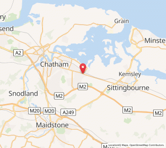 Map of Rainham, EnglandEngland