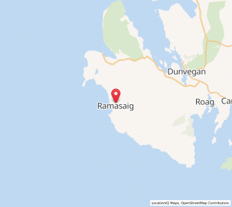 Map of Ramasaig, ScotlandScotland