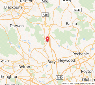 Map of Ramsbottom, EnglandEngland