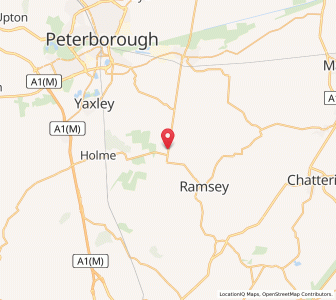 Map of Ramsey Saint Marys, EnglandEngland