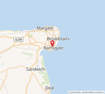 Map of Ramsgate, EnglandEngland