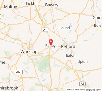 Map of Ranby, EnglandEngland
